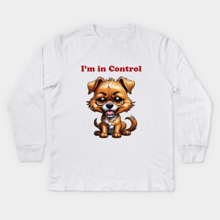 I'm In Control - Chihuahua Kids Long Sleeve T-Shirt